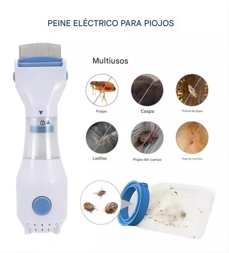 Aspiradora de piojos y liendras