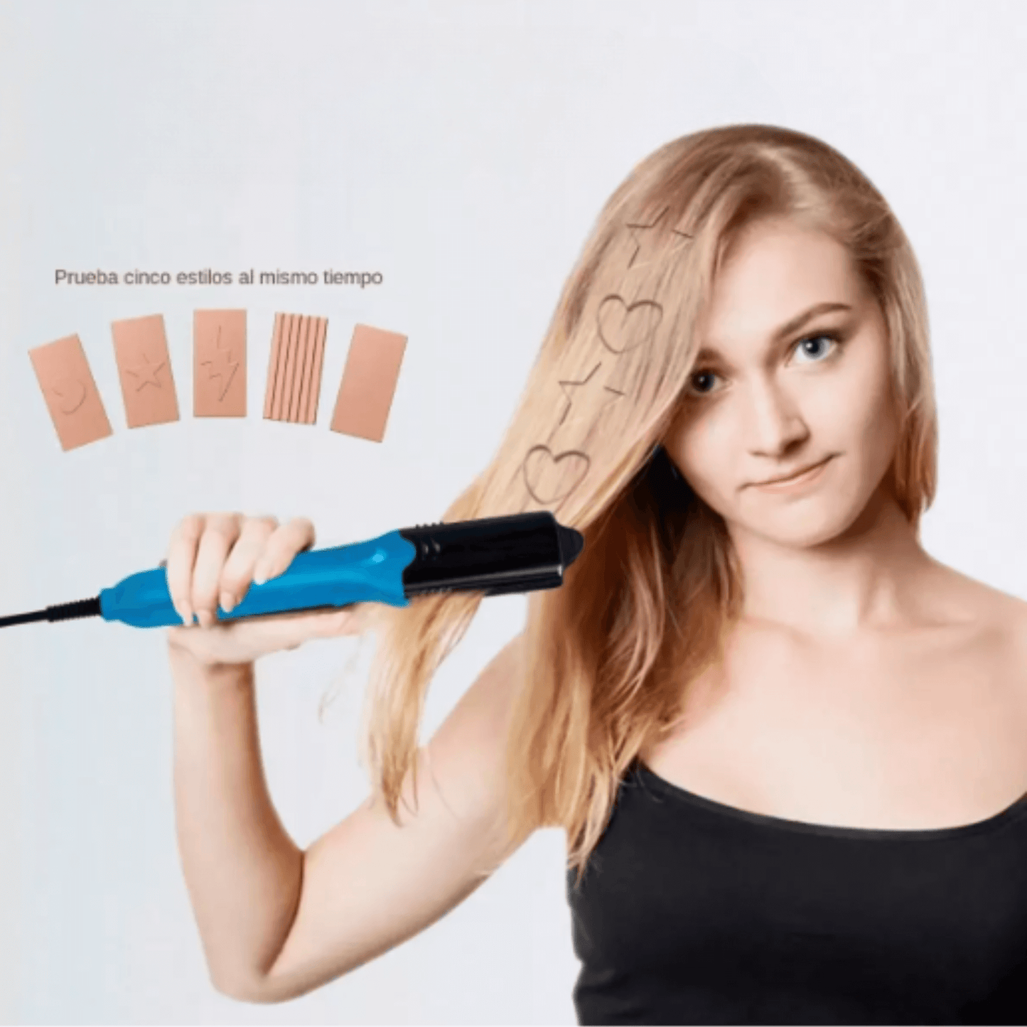 Plancha para cabello 3D