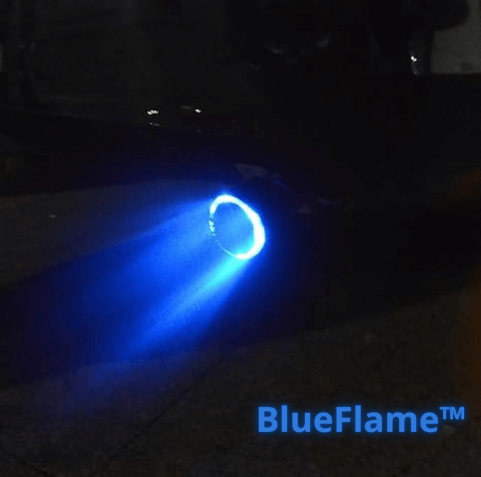 Adaptador de mofle con luz led BlueFlame™