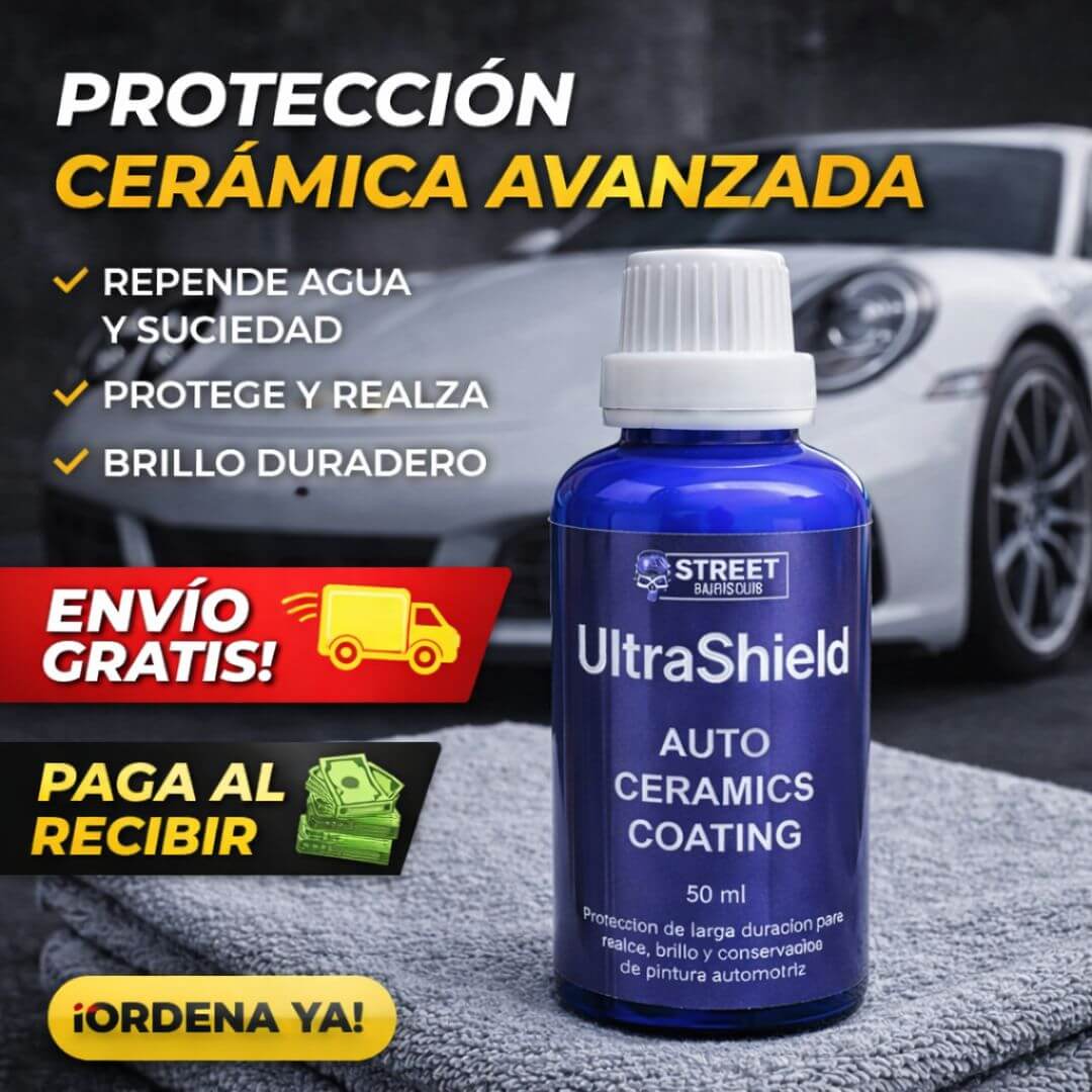 UltraShield Nano Cerámico Brillo Protector Automotriz