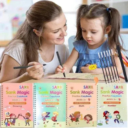 Kit de 4 Cuadernos Mágicos y Educativos