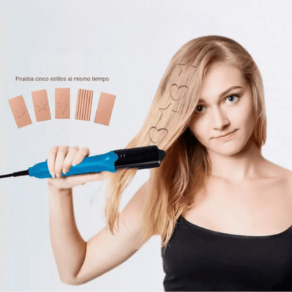 Plancha para cabello 3D