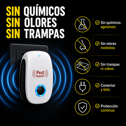 Mini Repelente Ultrasonico De Plagas