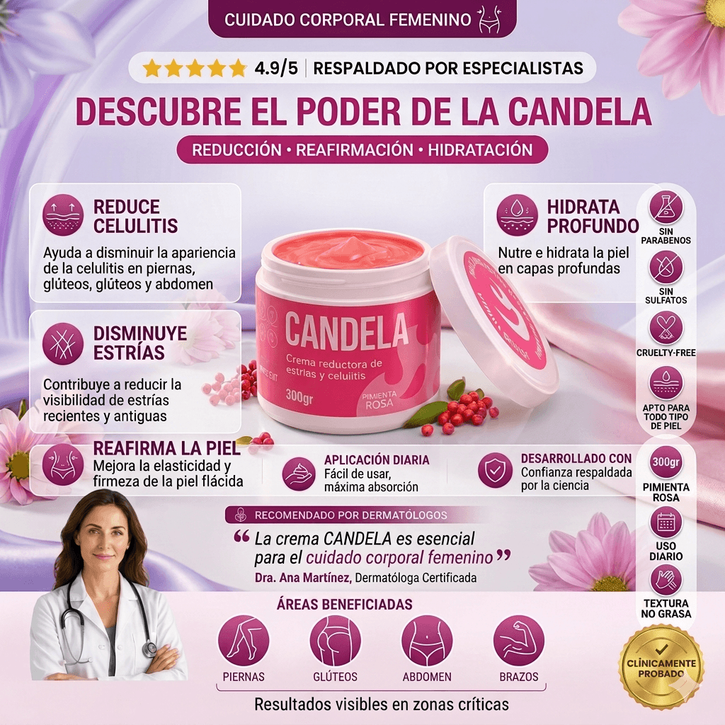 Crema Candela Estrias Y Celulitis