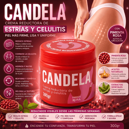 Crema Candela para Estrías y Celulitis